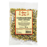 Epice d'Or Cardamome Verte Entière 50g x 20 Pack – Cardamome de Qualité Supérieure