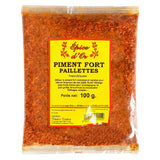 Epice d'Or Piment Fort en Paillettes (Chili Flakes) 100g x 20 Pack – Qualité Premium