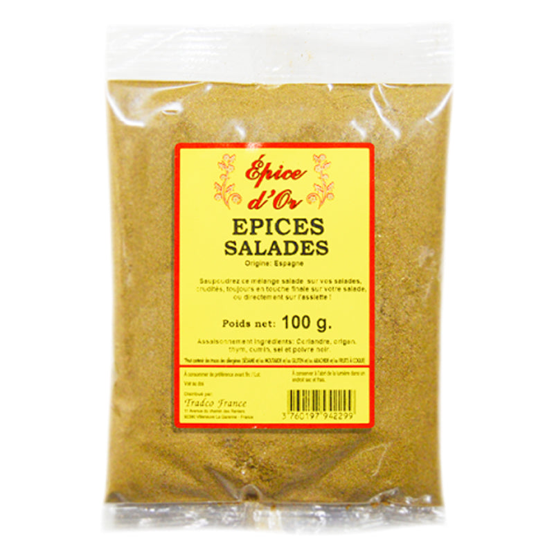 Épice Salade 100g x 20 Pack – Mélange d'Herbes et Épices pour Assaisonnement