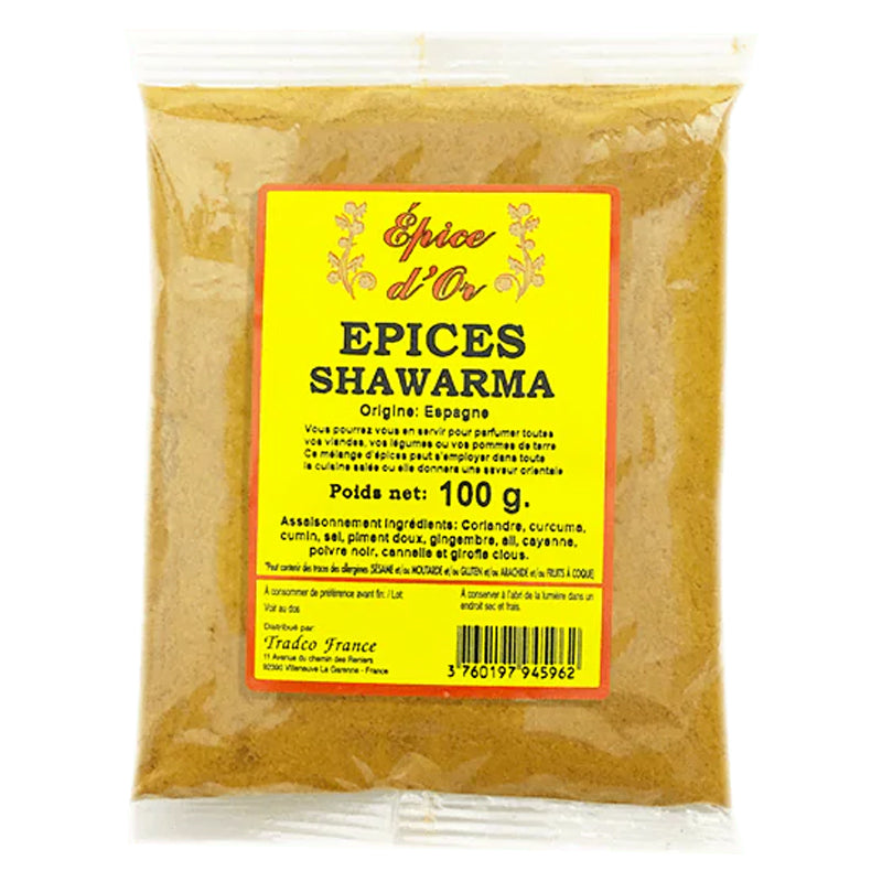 Shawarma Spices 100g x 20 Pack – Authentic Spice Blend for Meats