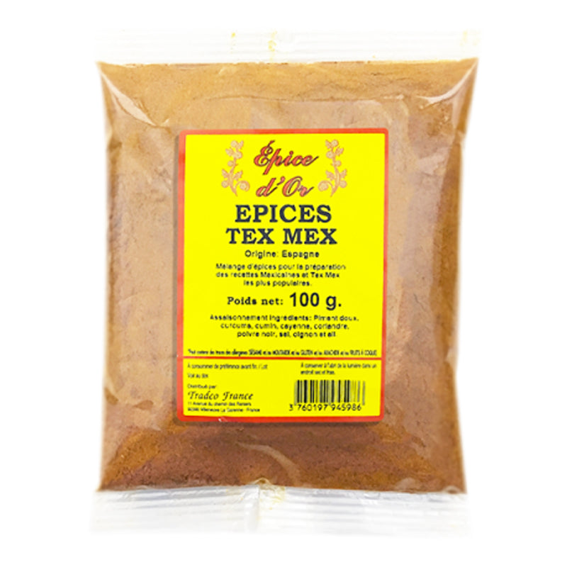 Épices Tex-Mex 100g x 20 Pack – Mélange d'Épices pour Cuisine Mexicaine