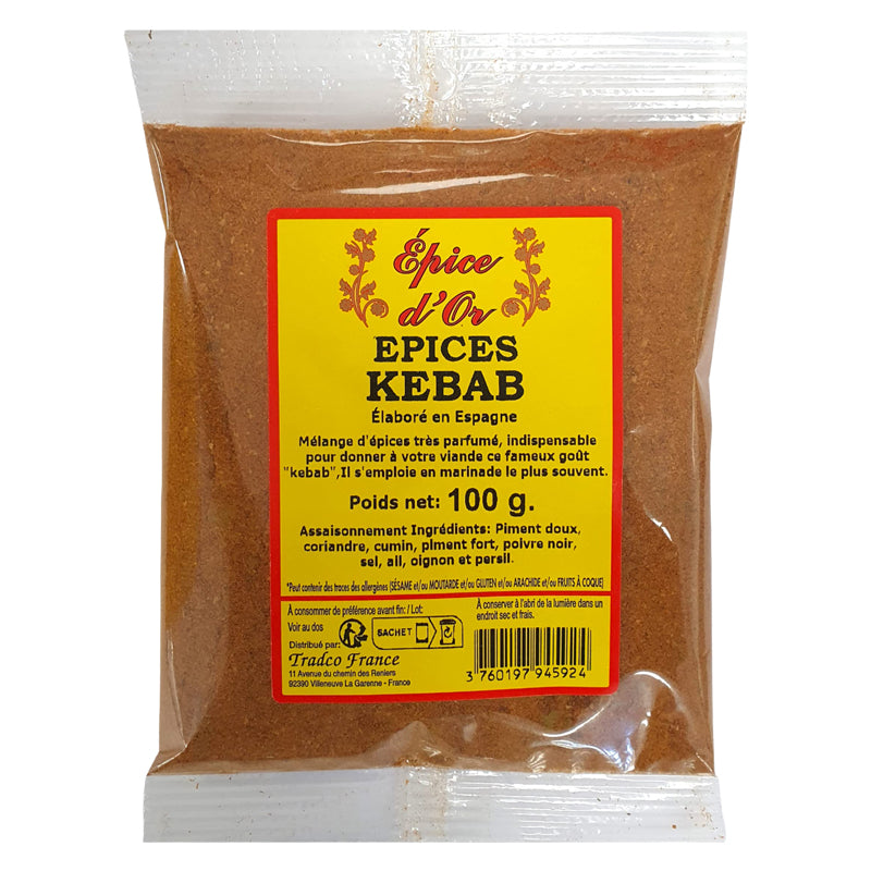 Kebab Spices 100g x 20 Pack – Kebab Meat Seasoning Blend