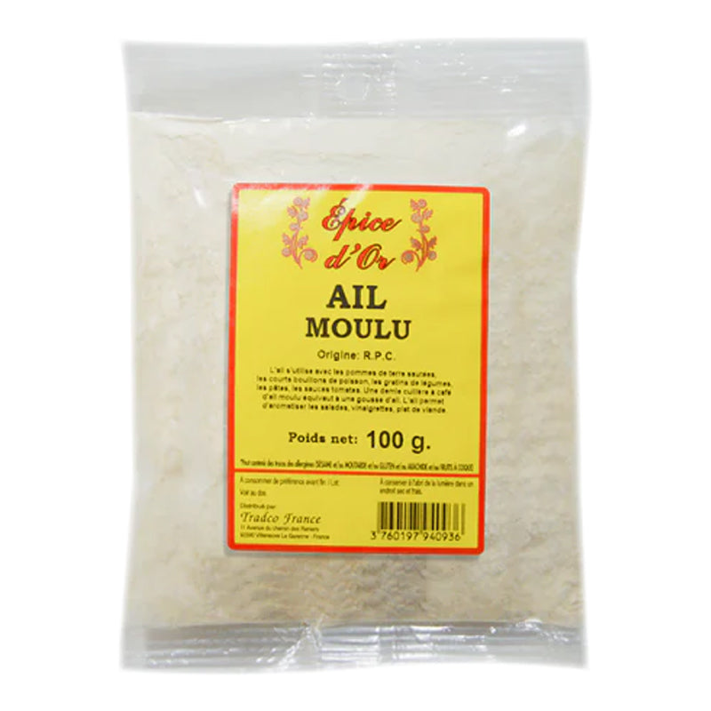 Epice d'Or Ail en Poudre 100g x 20 Pack – Ail Séché Moulu Fin de Qualité Supérieure