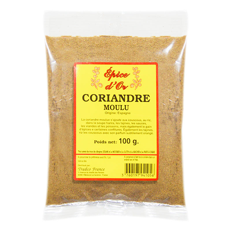Epice d'Or Coriander Powder 100g x 20 Pack – High Quality Ground Coriander