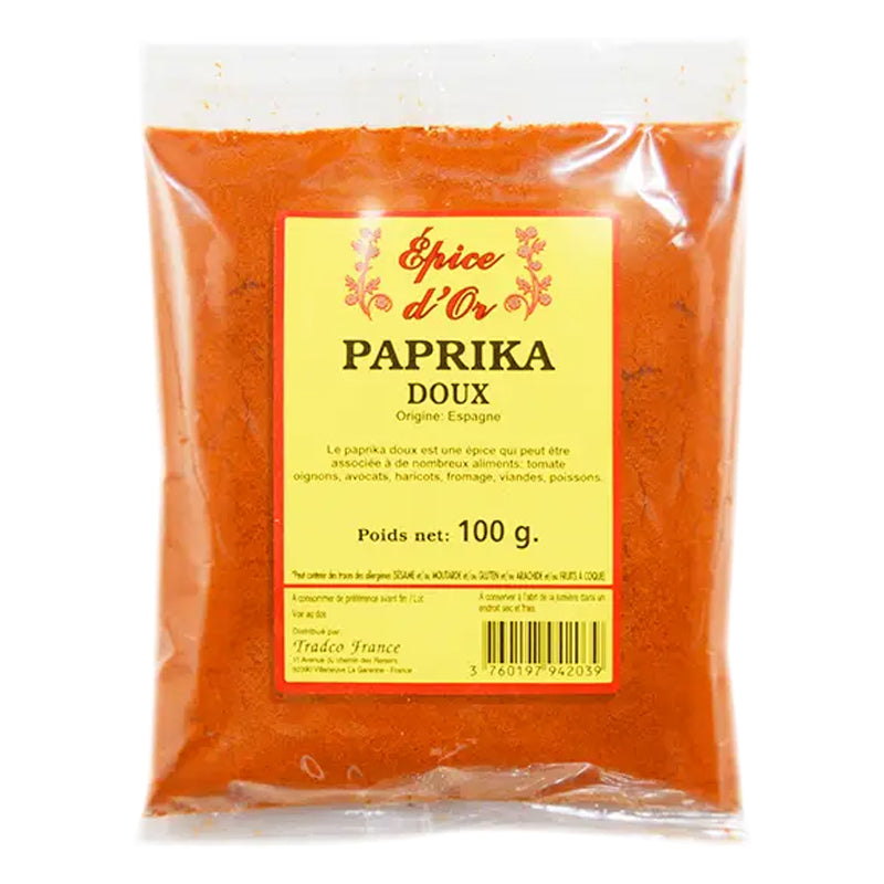 Epice d'Or Paprika Powder 100g x 20 Pack – Superior Culinary Grade Paprika