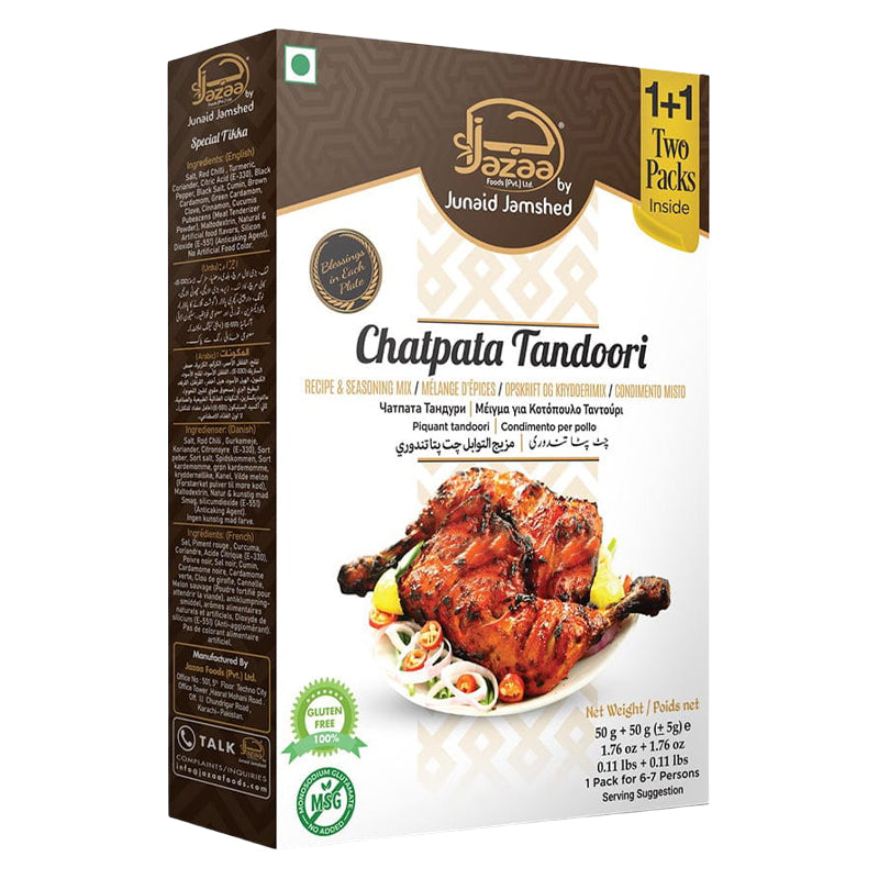 Jazaa Catpata Tandoori 100g (Carton de 6) – Assaisonnement Tandoori Épicé Premium