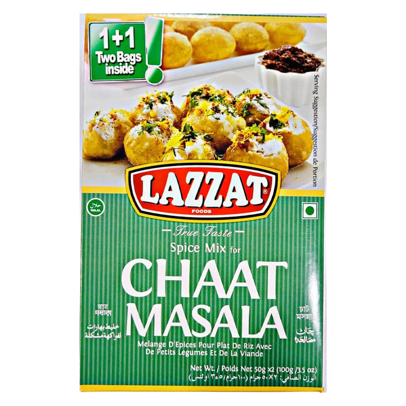Tavaazo Chaat Masala 100g x 6 Pack – Spicy Seasoning for Snacks and Fruits