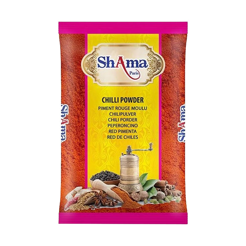 Shama Chilli Powder Hot 100g x 20 Pack – Piment Fort en Poudre Qualité Supérieure