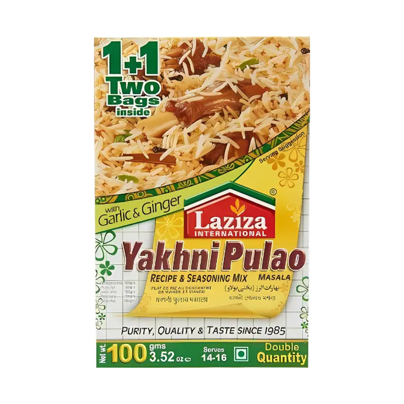 Tavaazo Yakhni Pulao 100g x 6 Pack – Assaisonnement Traditionnel pour Riz Pulao