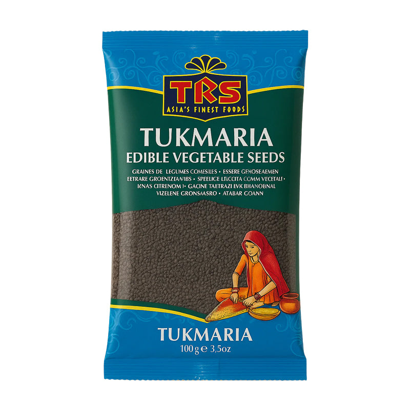 TRS Tukmaria (Basil Seeds) 100g x 20 Pack – Natural Basil Seeds