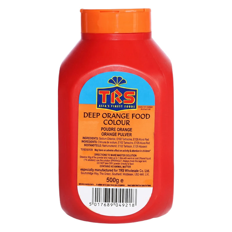 TRS Orange Powder Food Colouring 500g – Premium Quality for Cooking