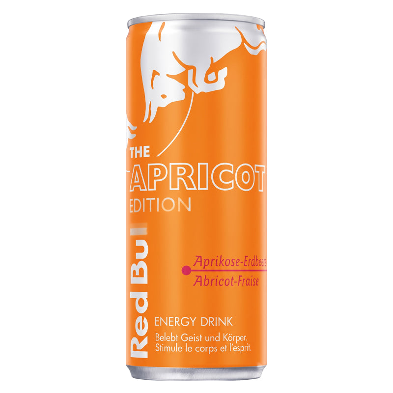 Red Bull Apricot Edition Apricot & Strawberry Energy Drink Pack de 24 x 25CL