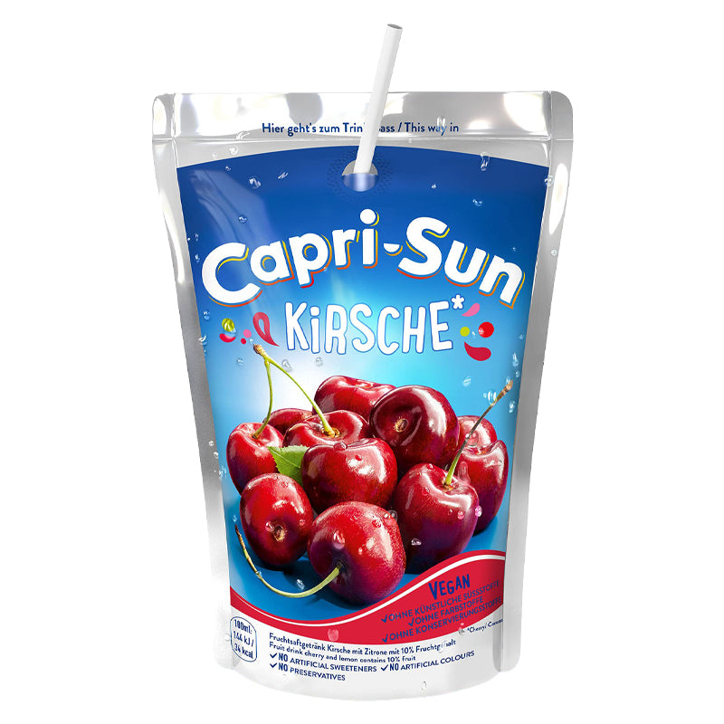 Capri Sun Maxi Cherry Juice Drink 33CL Pack of 15 x 33CL