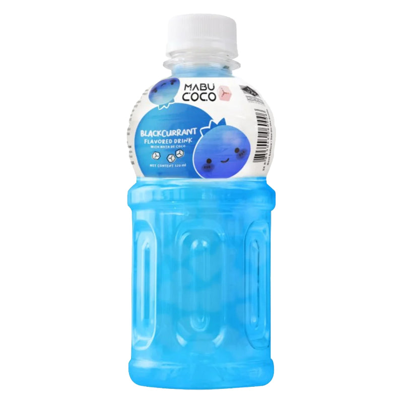 Mabu Coco Drink with Nata de Coco Blackcurrant Flavour 320ML Pack of 24 x 32CL