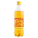 Royal Soda Ananas Boisson Gazeuse 50CL Pack de 8 x 50CL | Boissons Gazeuses
