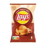 CHIPS LAYS POULET 130G X10 – Chips Saveur Poulet en Carton Grossiste Snack Apéritif