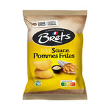 CHIPS BRET'S SAUCE POMMES FRITES 125G X 10 – Chips Saveur Sauce Frites en Carton Grossiste Snack Apéritif