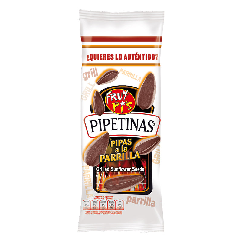 PIPAS PARPILLA 38GR FRUY PIS – Graines de Tournesol Saveur Barbecue Grillée en Pack Grossiste Snack Apéritif
