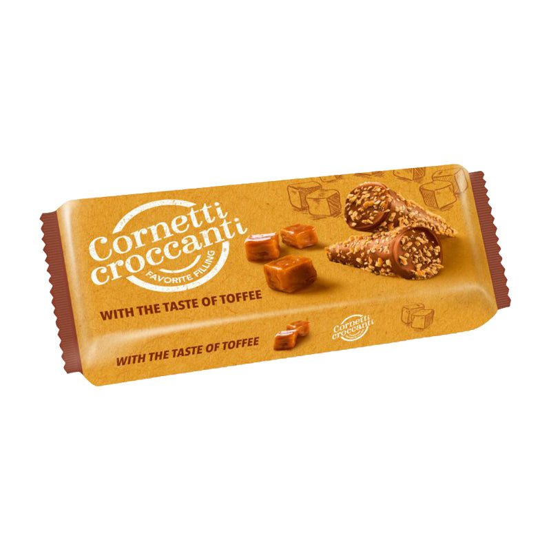Cornetti Caramel carton 24 – Croissants Fourrés au Caramel en Carton Grossiste Viennoiseries