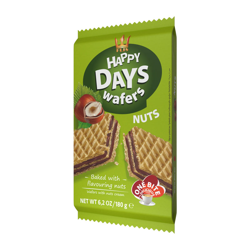 Barquette Gaufrettes Noisette carton 24 – Barquettes de Gaufrettes Saveur Noisette en Carton Grossiste Biscuiterie