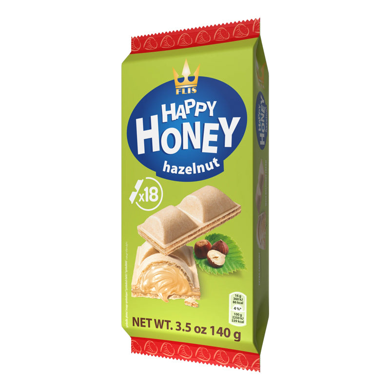 Happy Honey Noisettes carton 12 – Gâteaux au Miel et Noisettes en Carton Grossiste Pâtisserie