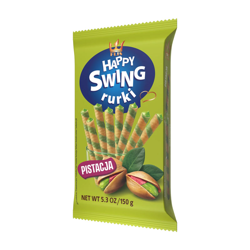 Happy Swing Pistachio carton 16 – Snacks Gourmands Saveur Pistache en Carton Grossiste Confiseries