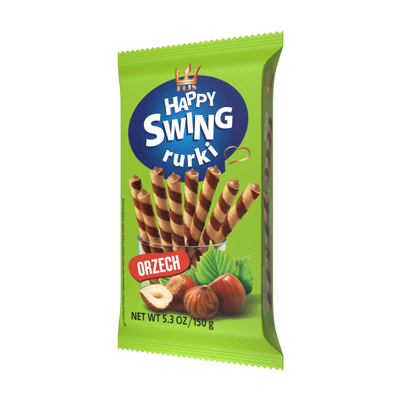 Happy Swing Noisette carton 16 – Snacks Gourmands Saveur Noisette en Carton Grossiste Confiseries