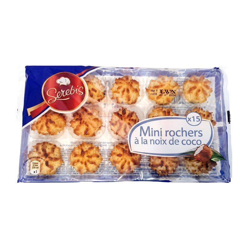 Mini Rocher Coco carton 12 – Rochers à la Noix de Coco en Carton Grossiste Biscuiterie