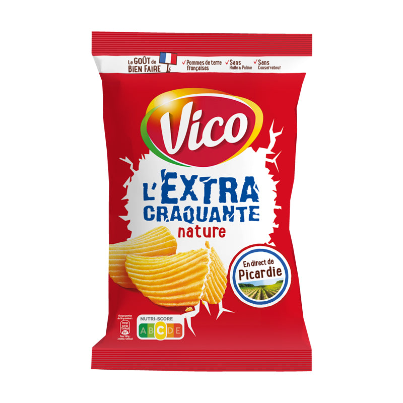 Vico Chips L'Extra Craquante – Chips Extra Craquantes en Carton Grossiste Snack Apéritif