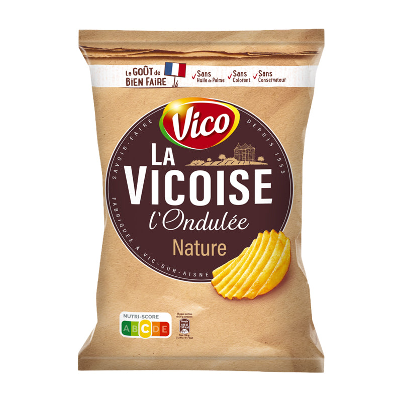 Vico Chips La Vicoise – Chips La Vicoise Traditionnelles en Carton Grossiste Snack Apéritif