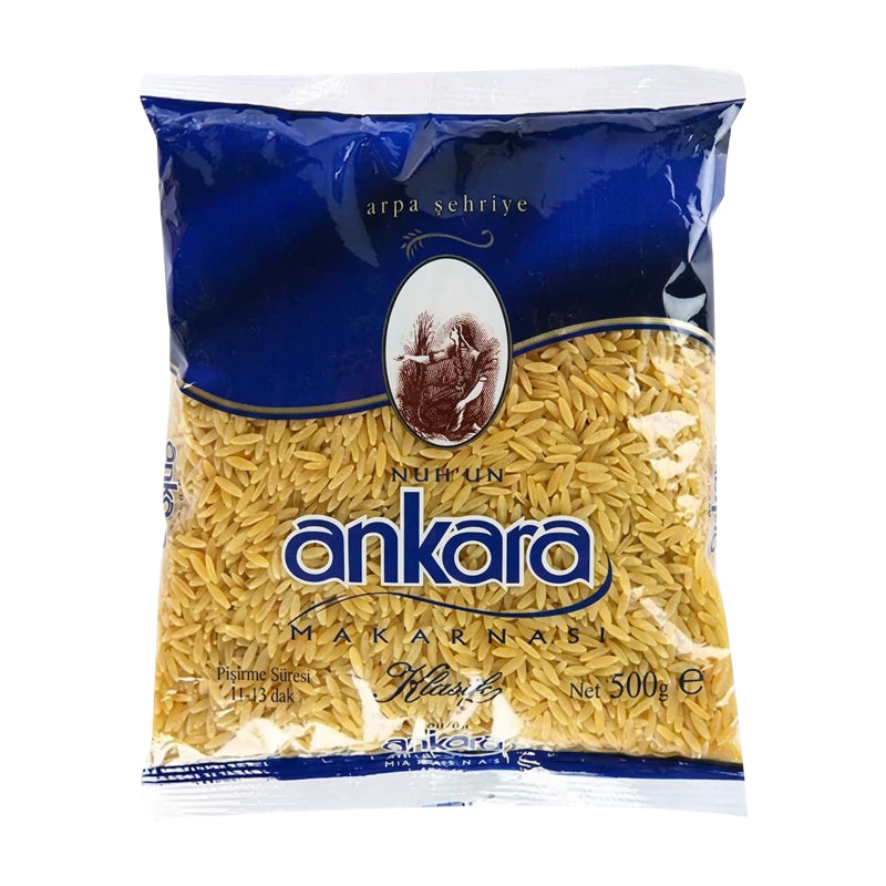 ANKARA Arpa Şehriye Pasta 500g x 20 | Authentic Turkish Orzo Pasta