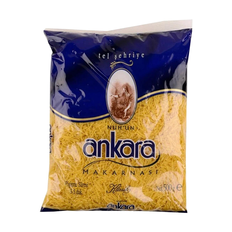 ANKARA Tel Şehriye Pasta 500g x 20 | Authentic Turkish Vermicelli Pasta