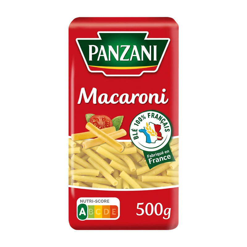 PANZANI Macaroni Pasta 500g x 12 | Authentic French Macaroni Pasta