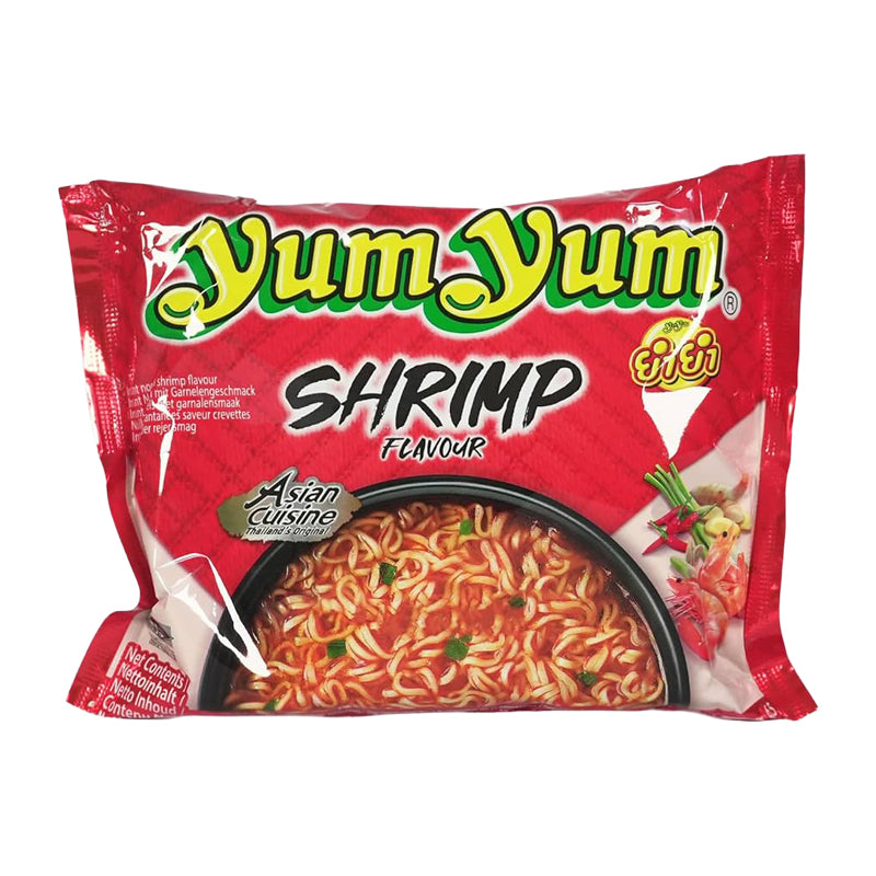 YUM YUM Shrimp Instant Noodles 60g x 30 | Shrimp Flavour Instant Noodles