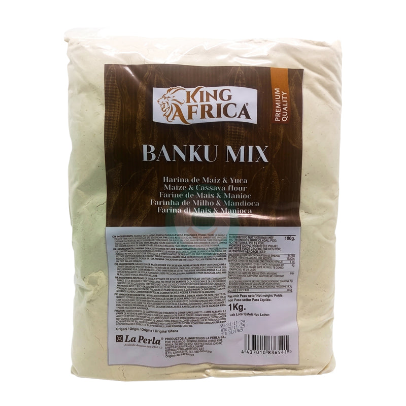 Farine de Banku Mix 1kg x 12 (Lot de 12) – Mélange Authentique pour Banku