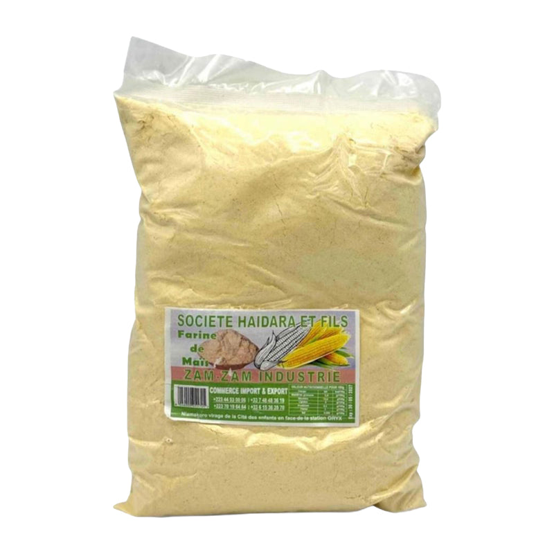 Farine de Maïs Kabathu Jaune 1kg x 16 (Lot de 16) – Farine de Maïs Jaune