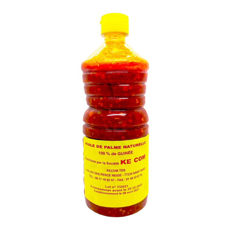 Huile de Palme KE COM 75cl x 15 (Lot de 15) – Huile de Palme Rouge Traditionnelle