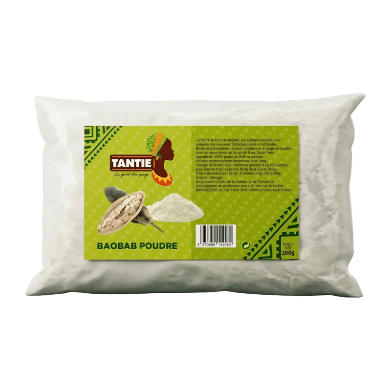 Baobab en Poudre 200g x 5 (Lot de 5) – Poudre de Baobab Naturelle