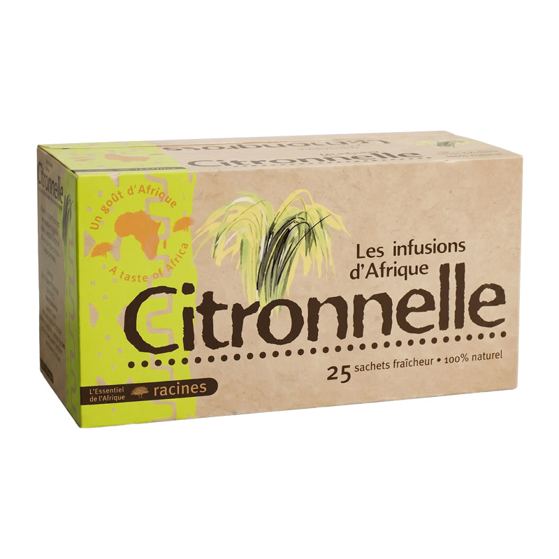 Infusion Racines Citronnelle 25 sachets – Infusion à la Citronnelle