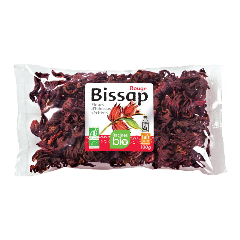 FLEURS BISSAP HIBISCUS ROUGE RACINES 100G (20) – Hibiscus Rouge Séché