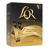 Café L'OR Stick 25 Sticks (Carton de 6) – Café Instantané Pratique et Aromatique