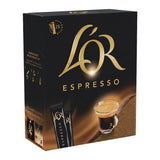 Café L'OR Stick Espresso 25 Sticks 45g (Carton de 12) – Espresso Intense et Raffiné