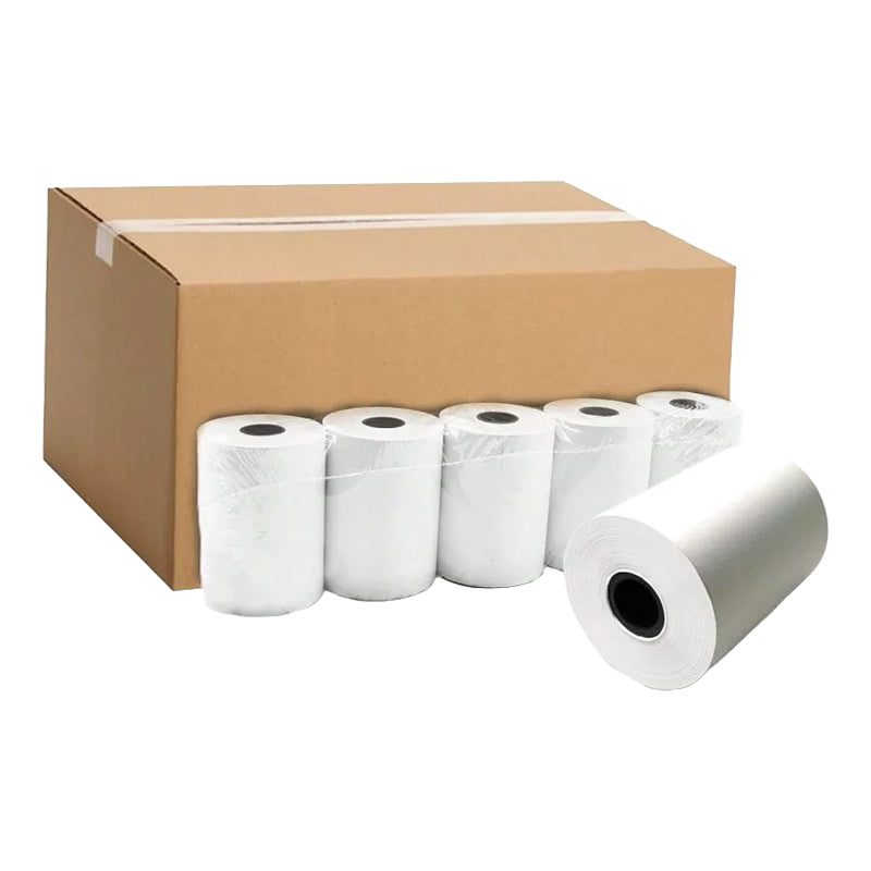 Bobines Thermiques Carte Bancaire CB CT – Lot de 50 Rouleaux