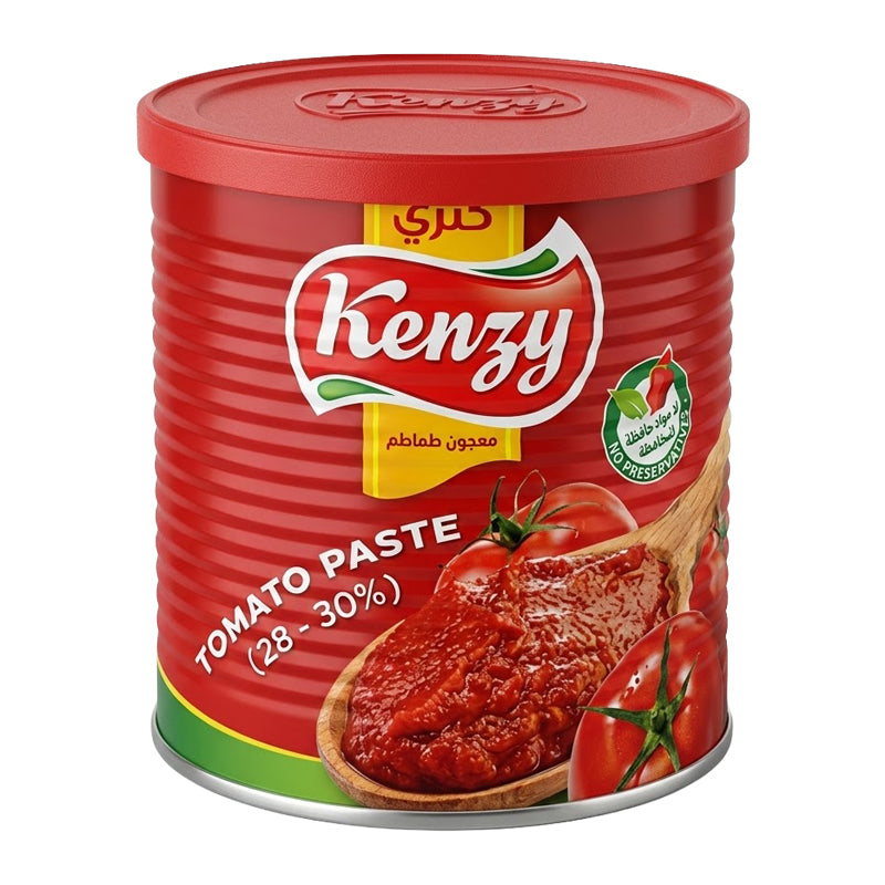 Tomate Double Concentrée Kenzy 800g x 6 – Format Familial au Goût Tomate Concentré