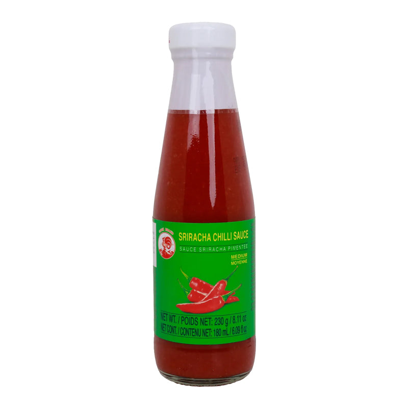 Sriracha Chilli Sauce Cock Brand 230g x 24 – Sauce Pimentée Thaïlandaise au Goût Authentique