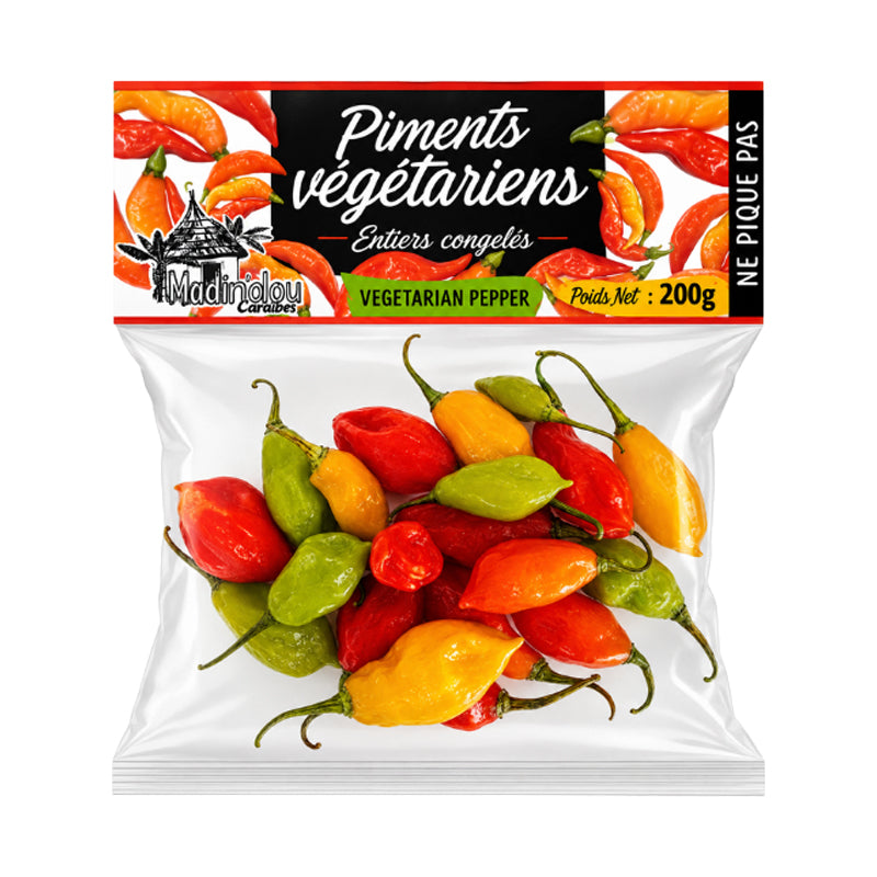 Piment Végétarien 200 g × 25 – Condiment Épicé Naturel
