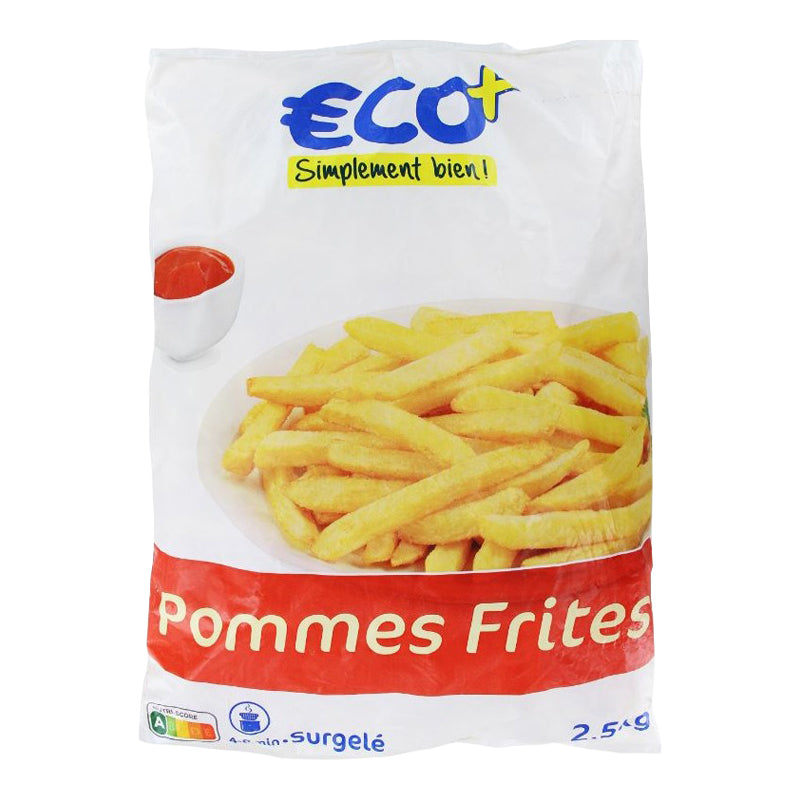 Frites Surgelées 2,5 kg × 4 Éco (10 kg) – Format Économique