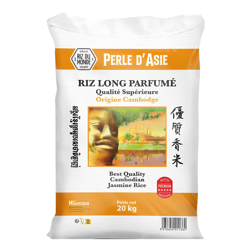 Riz Parfumé Perle d'Asie 20 kg | Riz Cambodgien