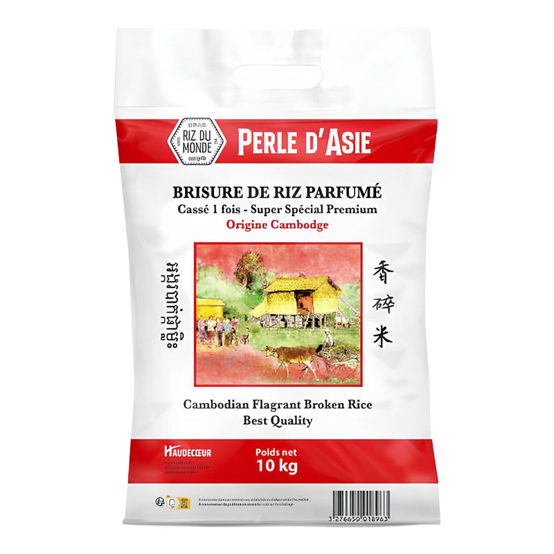 Brisure de Riz Parfumé Perle d'Asie KC1 10 kg | Riz Cambodgien