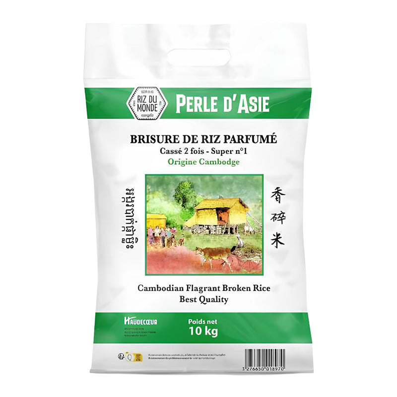 Brisure de Riz Parfumé Perle d'Asie KC2 10 kg | Riz Cambodgien
